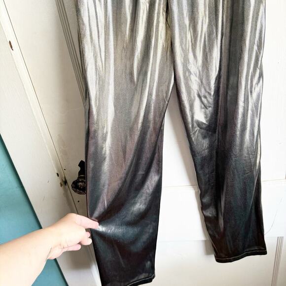 Vintage L Rothschild Night Life for Lilli Ann Metallic Pull on Pants Retro Small - Picture 13 of 13